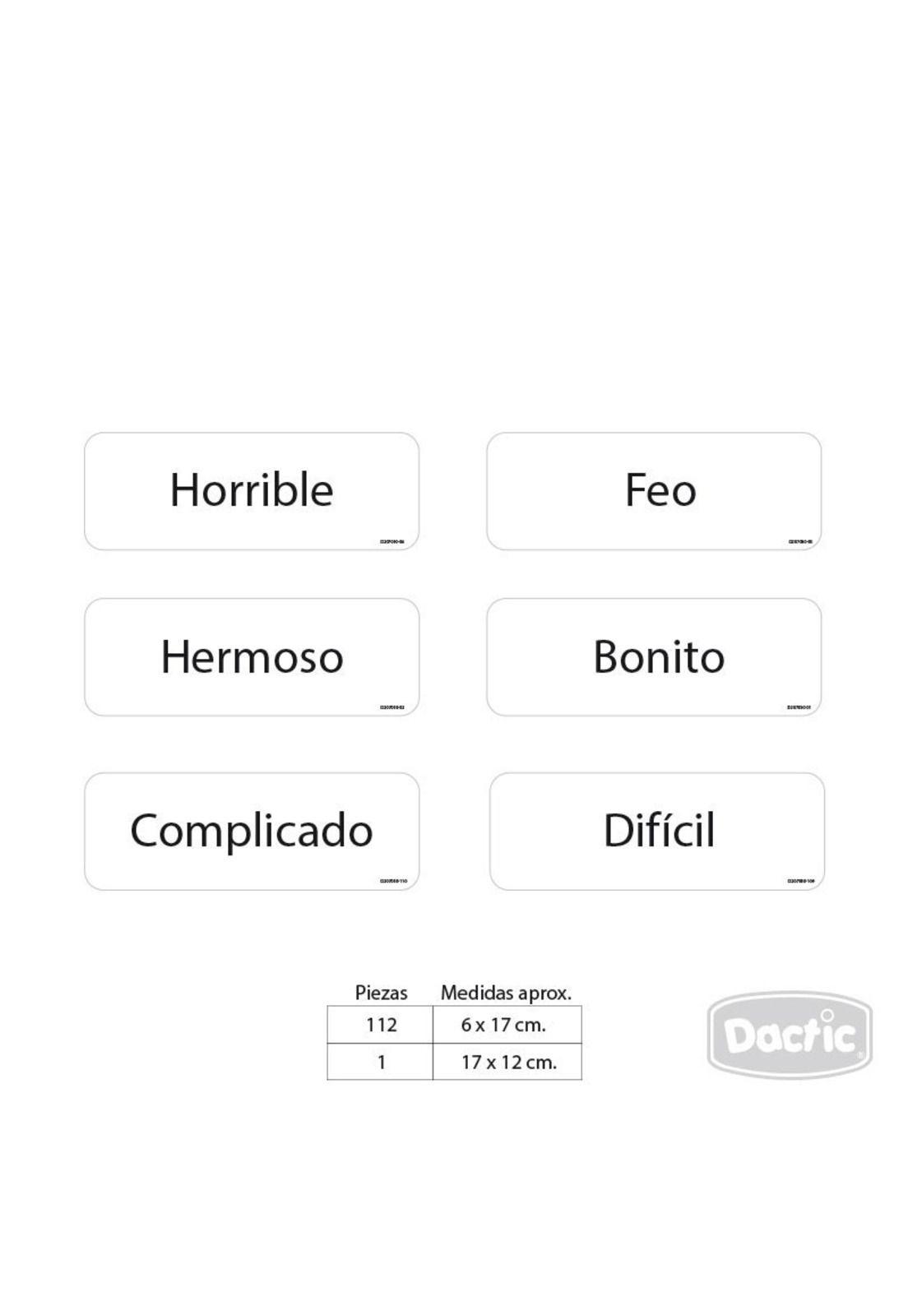 Sinónimos y Antónimos: Láminas para Enriquecer Vocabulario-3