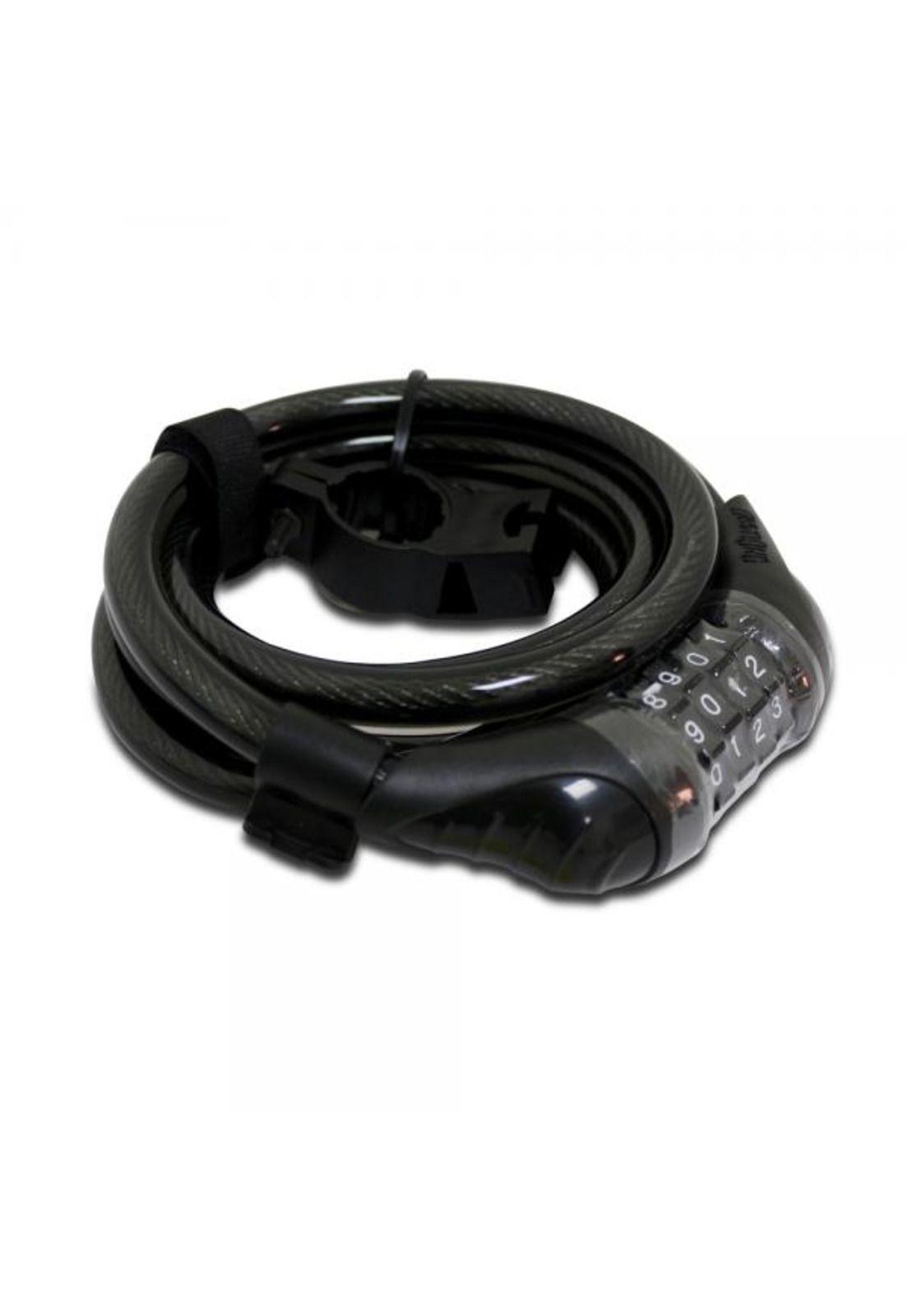 Candado On Guard Espiral Clave NS 180x12Negro-0