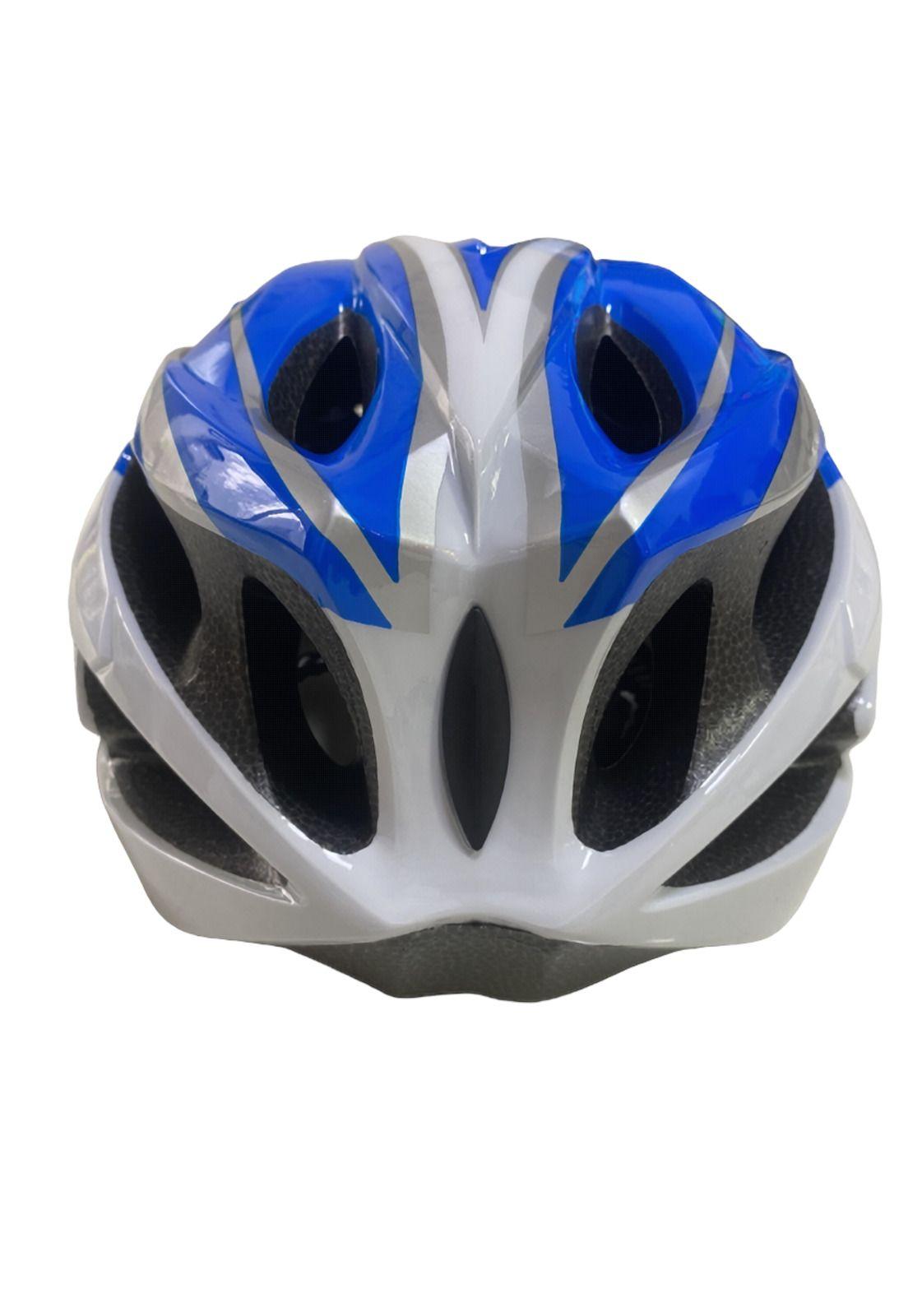Casco Bicicleta MTB Liviano Azul + Lentes-4