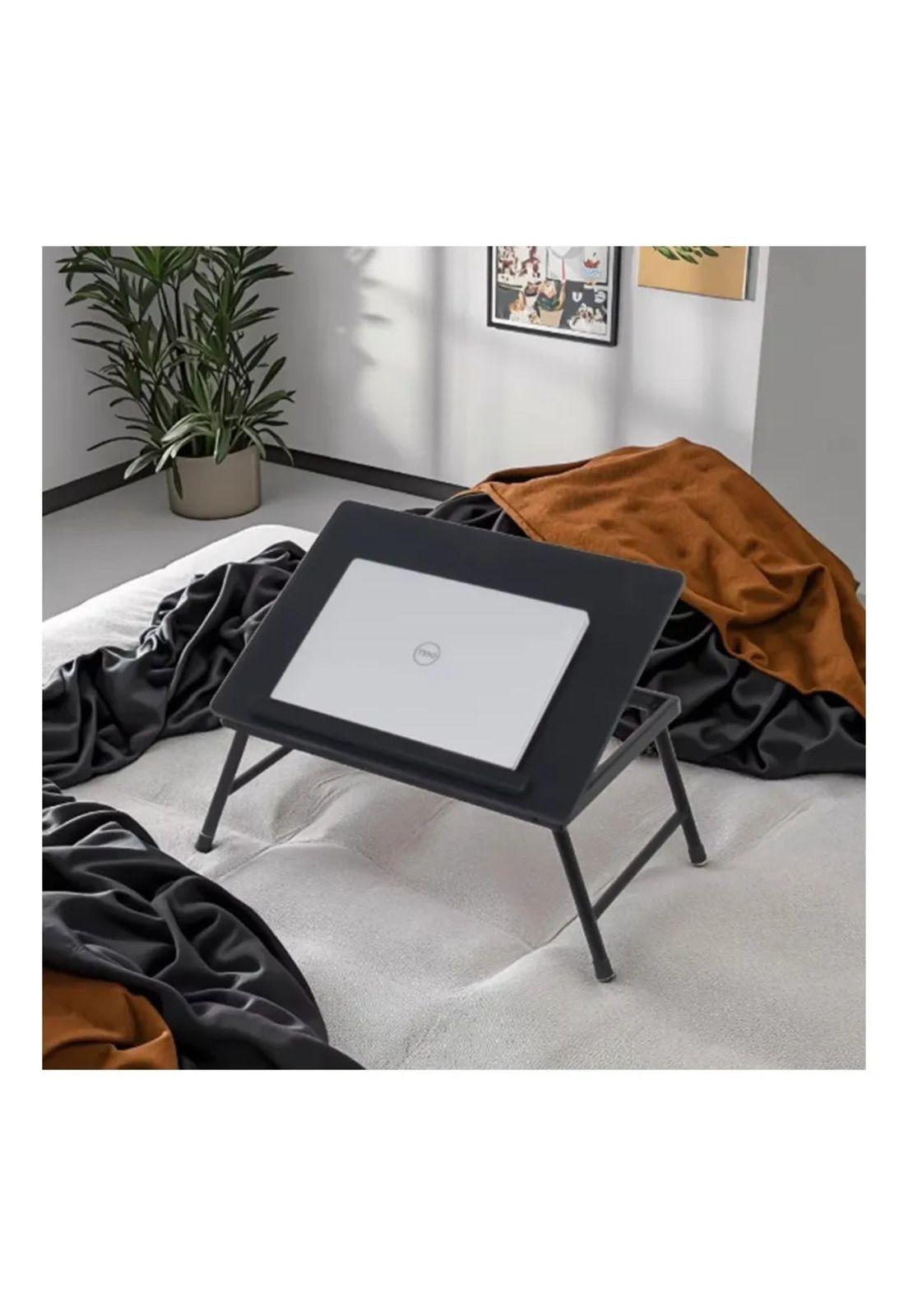 Mesa Notebook Plegable Para Cama Sofá Inclinable Negro-3