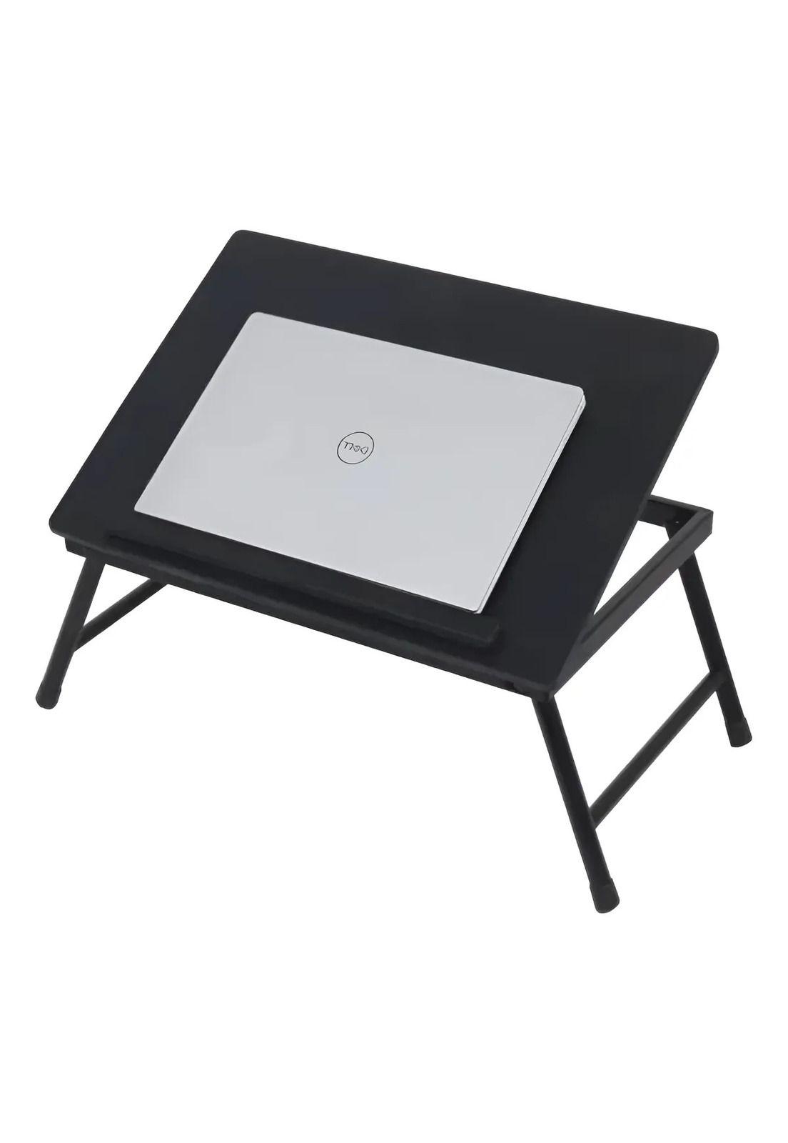 Mesa Notebook Plegable Para Cama Sofá Inclinable Negro-4