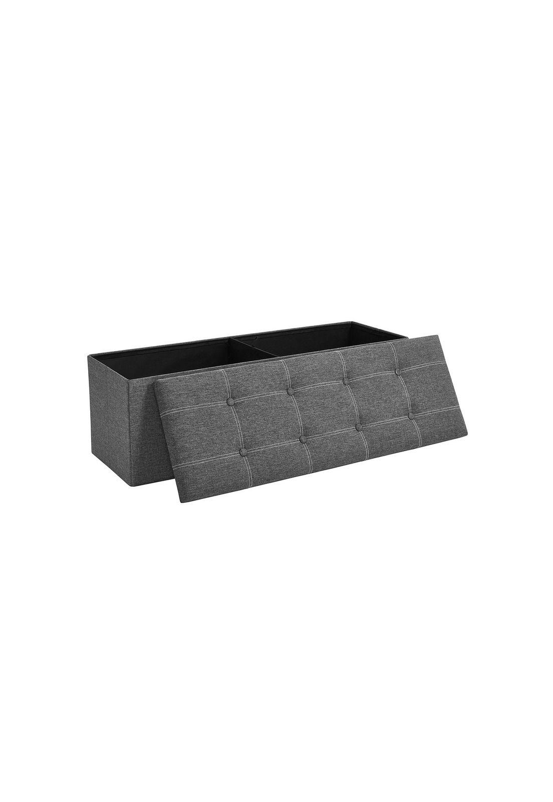 Puff Baúl SONGMICS 110 cm Banco Plegable Con Almacenamiento-0