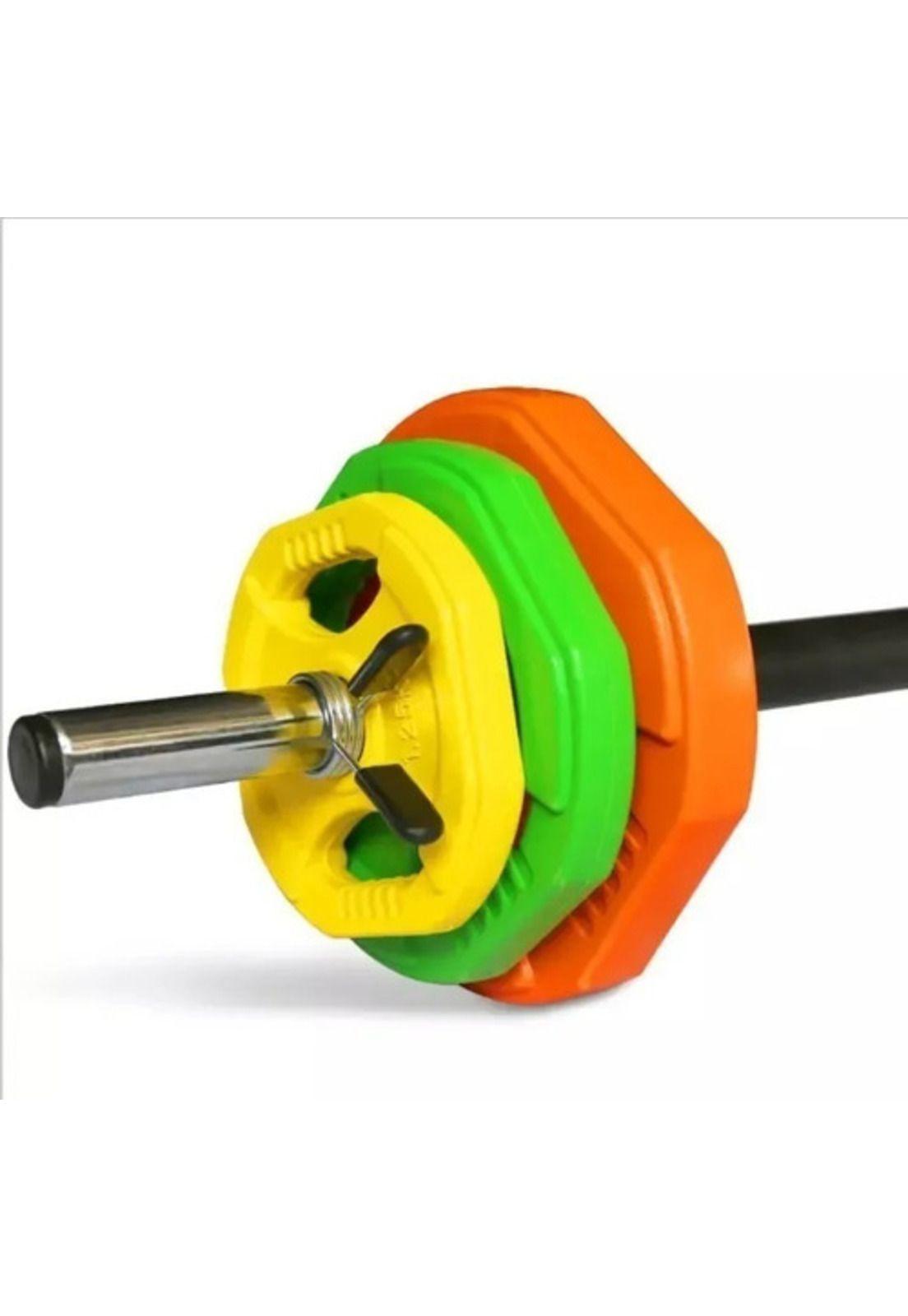 Kit Barra Y Discos (total 20kg) Body Pump Premium-1