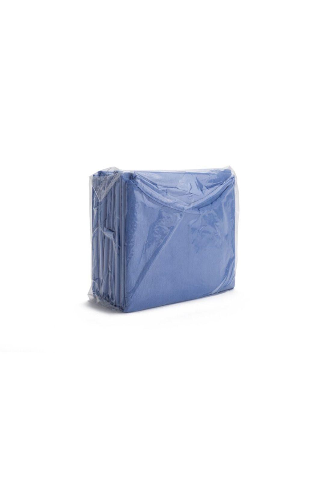Bata Paciente Desechable Sin Manga Azul 10 Un-2