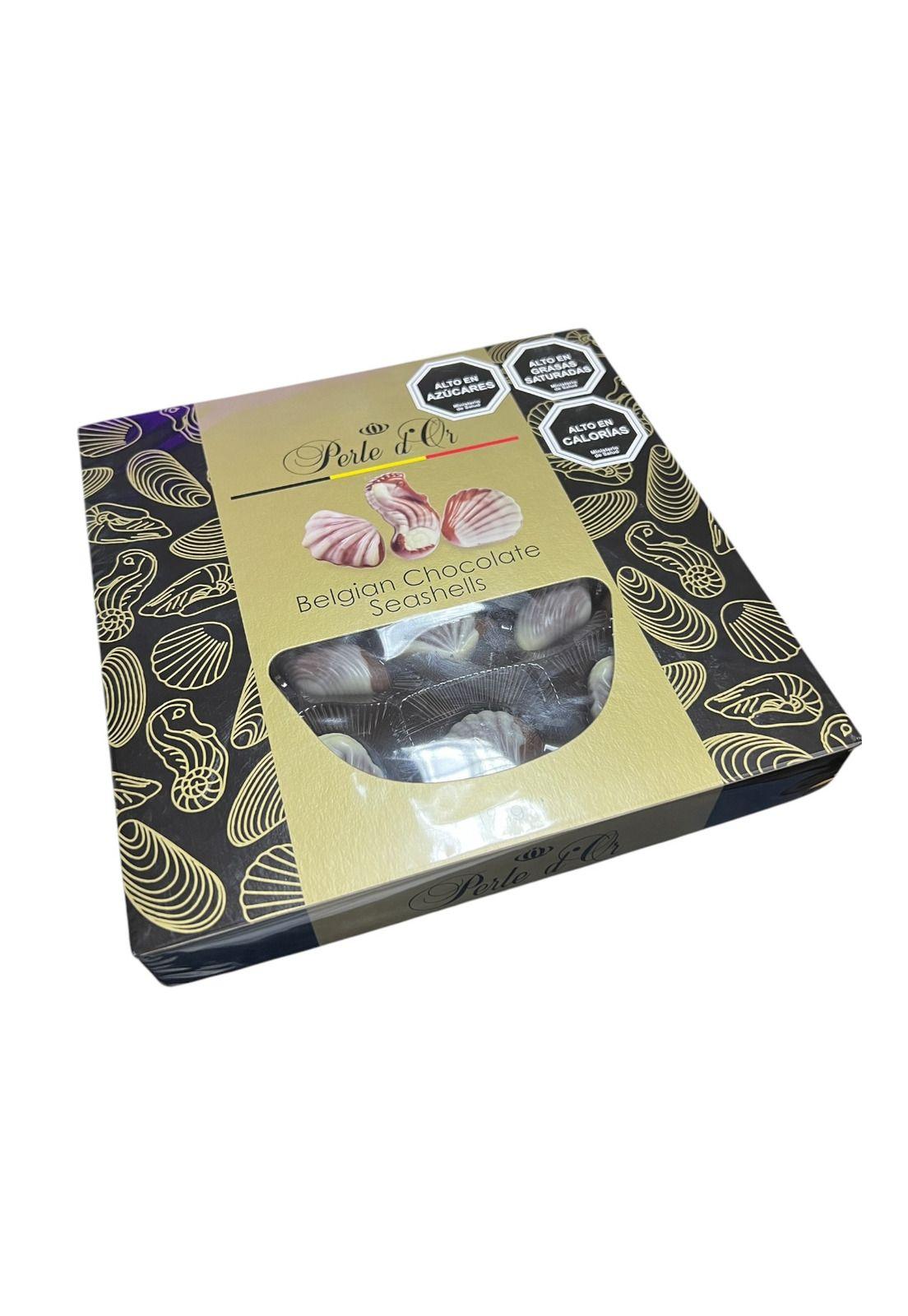 Bombones De Chocolates Belgian Seashells Perle d'Or 195G-1