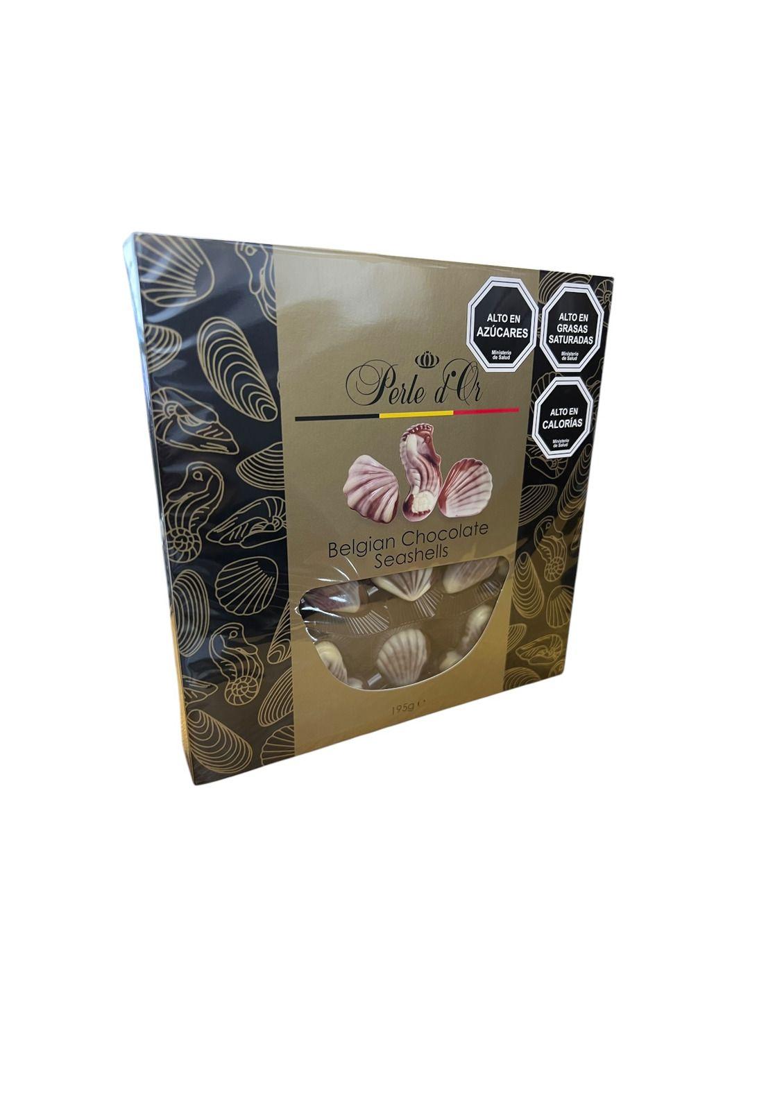 Bombones De Chocolates Belgian Seashells Perle d'Or 195G-4