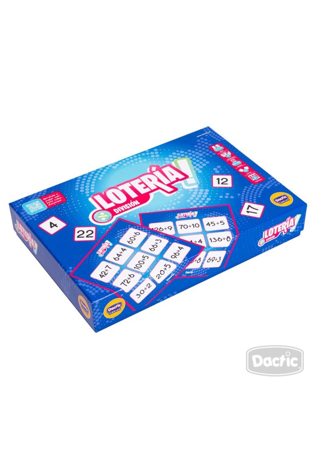 Juego de Mesa Lotería Divisiones Dactic-1