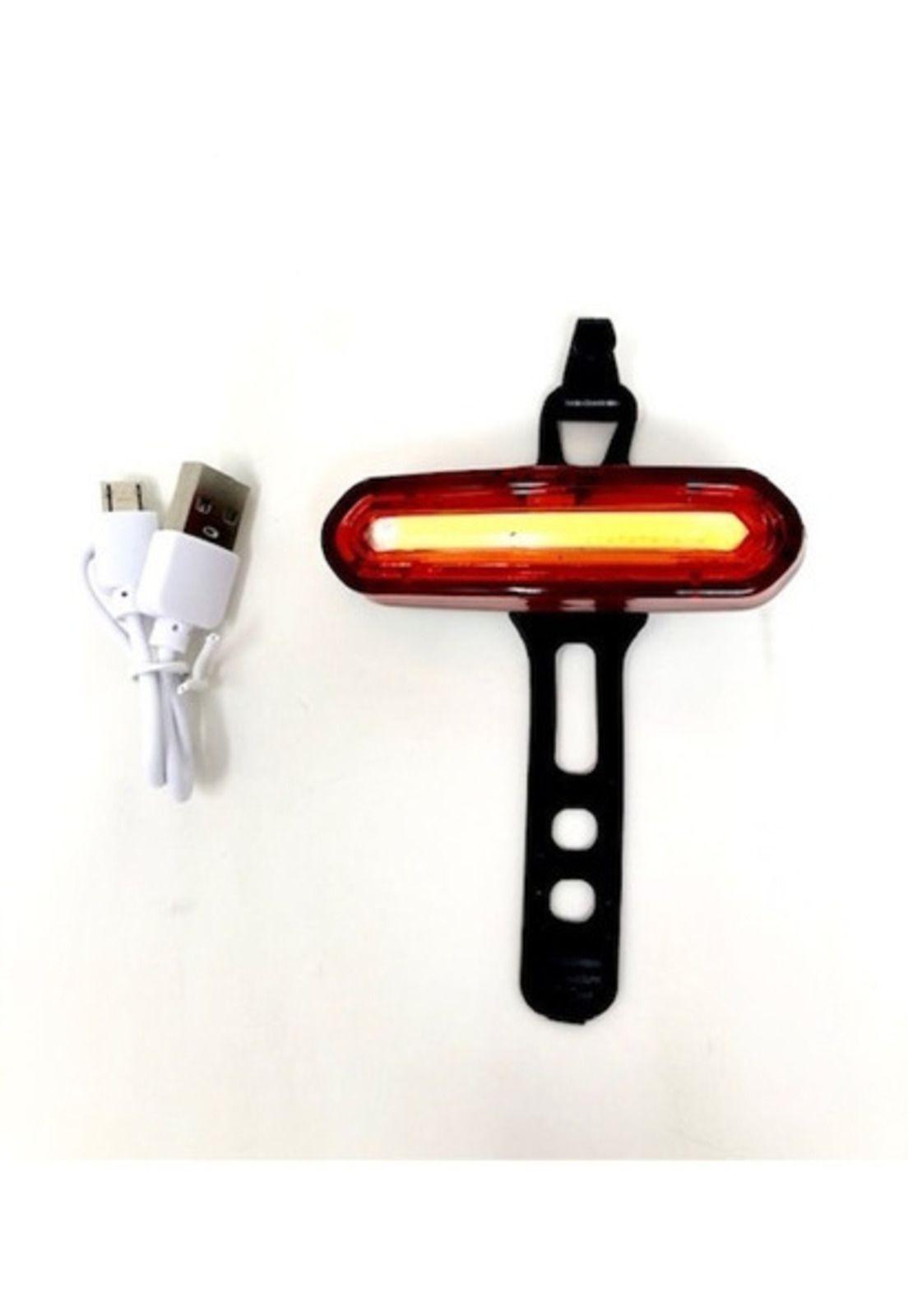 Luz Para Bicicleta Trasera Usb Radical Mountain Roja-0