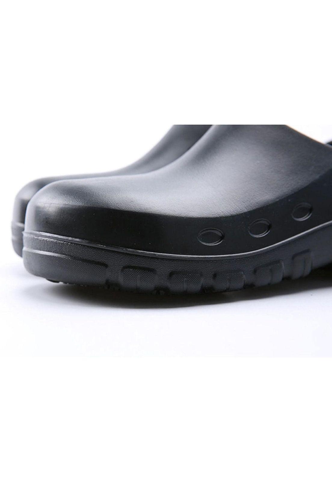 Zapato Zueco Antideslizante Cocina de Seguridad Punta Acero-1