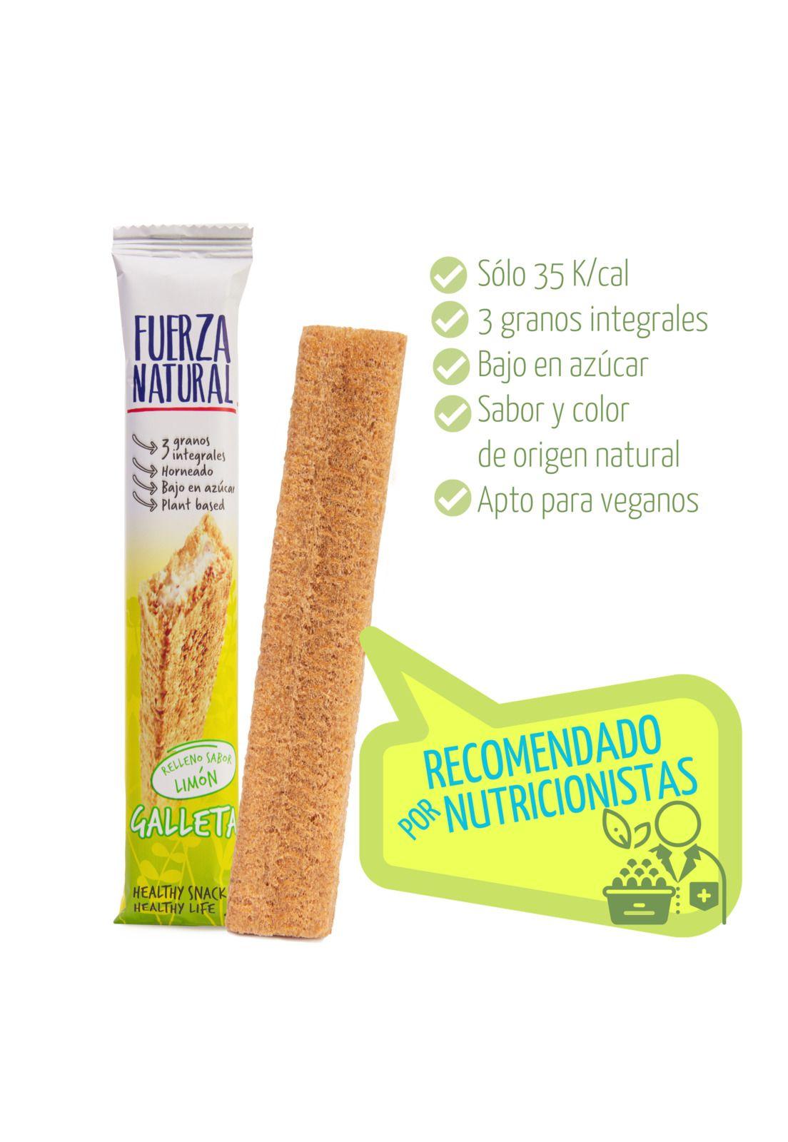 Pack 24 Galletas Snacks Saludables Limón Sin Sellos-2