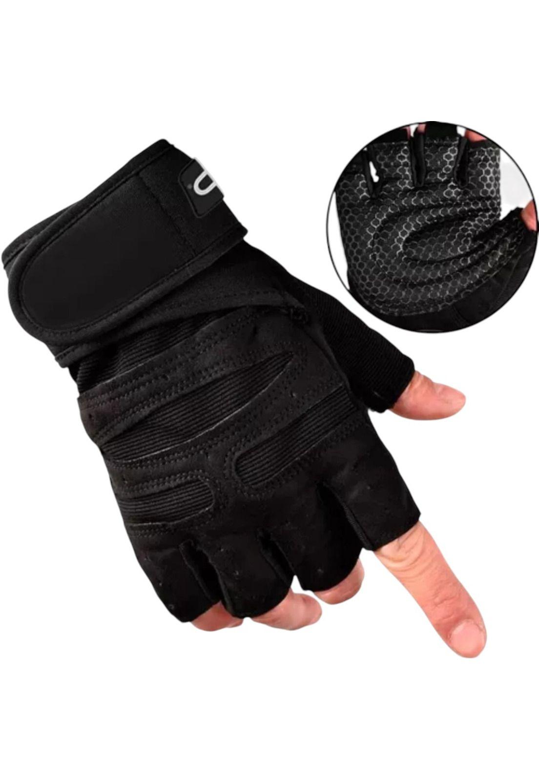 Guantes Gimnasio Levantamiento Pesas Entrenamiento Trekking-3