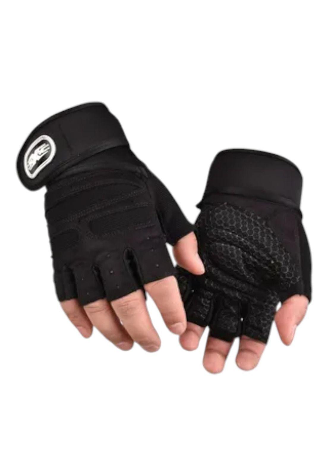 Guantes Gimnasio Levantamiento Pesas Entrenamiento Trekking-5