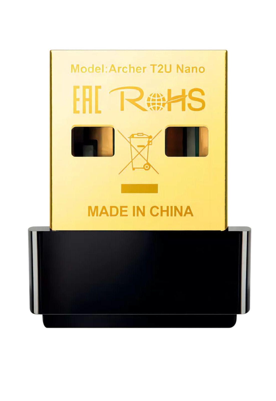 Tp Link Ac600 placa de red usb archer T2u wifi nano dual band-0