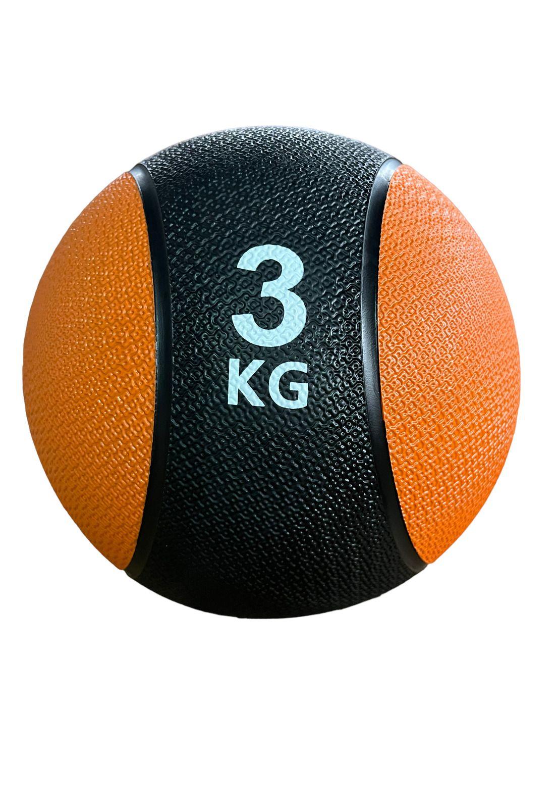 Balon Medicinal Con Rebote | Kinesiologia | Crossfit 3 KG-0