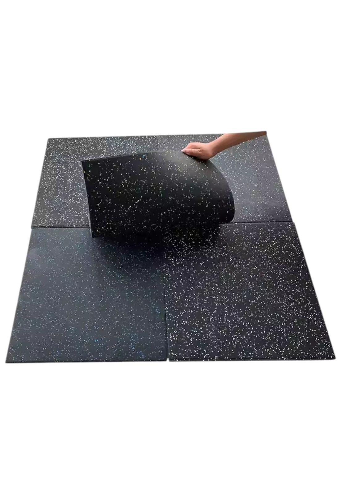 Piso Caucho Gimnasio 50x50cm X Grosor 25mm-4