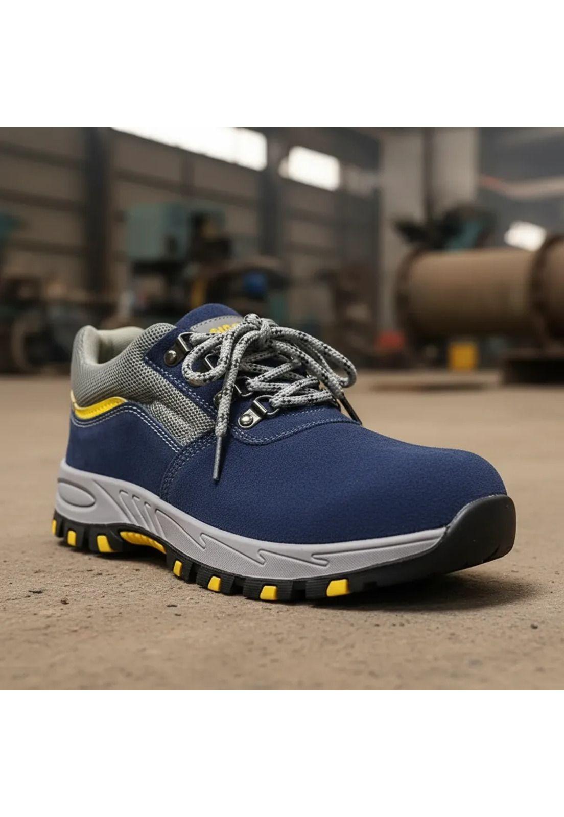 Zapatos De Seguridad Punta De Acero Trabajo Unisex-3