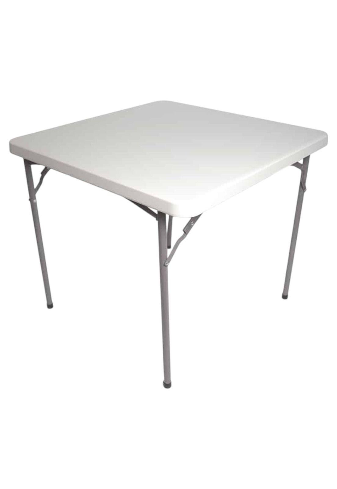 Mesa Plegable Camping Portátil Eventos 86x86 Cm-4