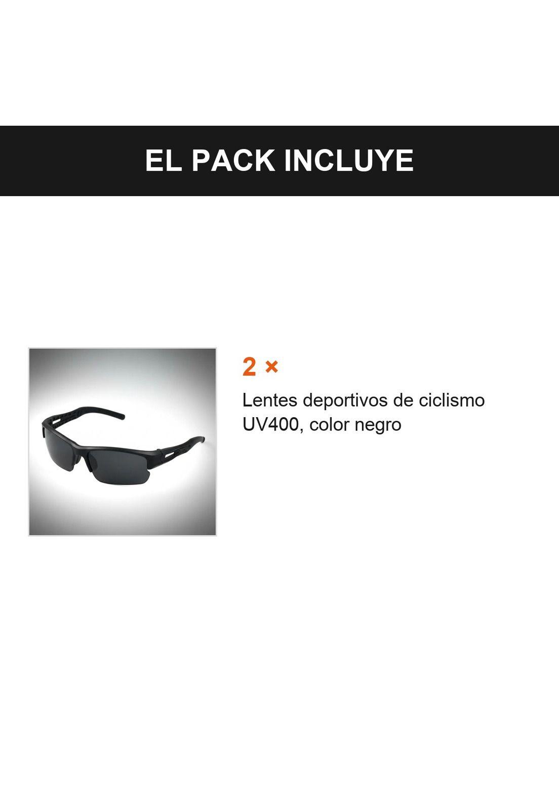 Pack 2 Lentes Deportivos Ciclismo Mtb Ruta Uv400-7