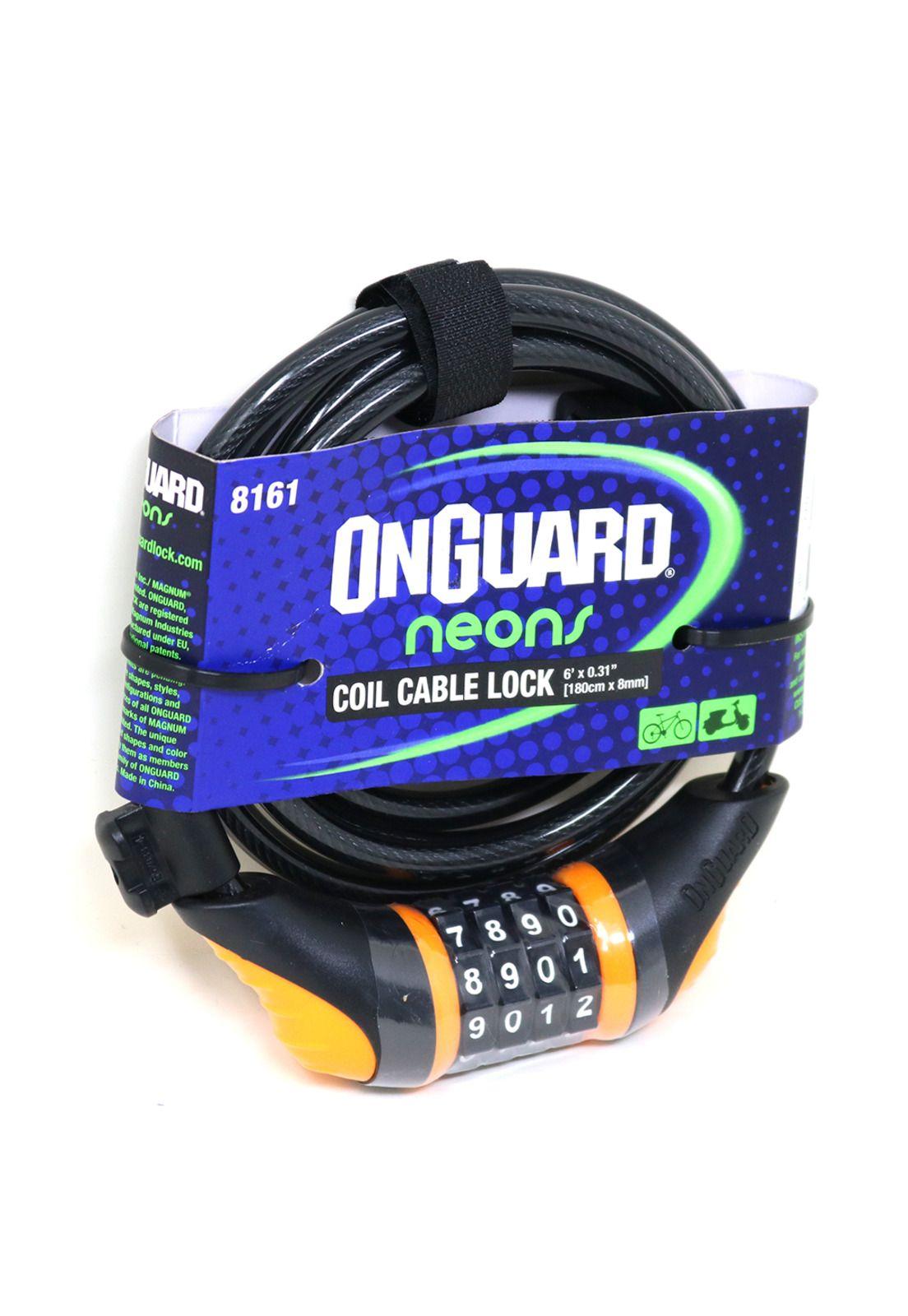 Candado On Guard Espiral Clave NS 180x8mNaran-0