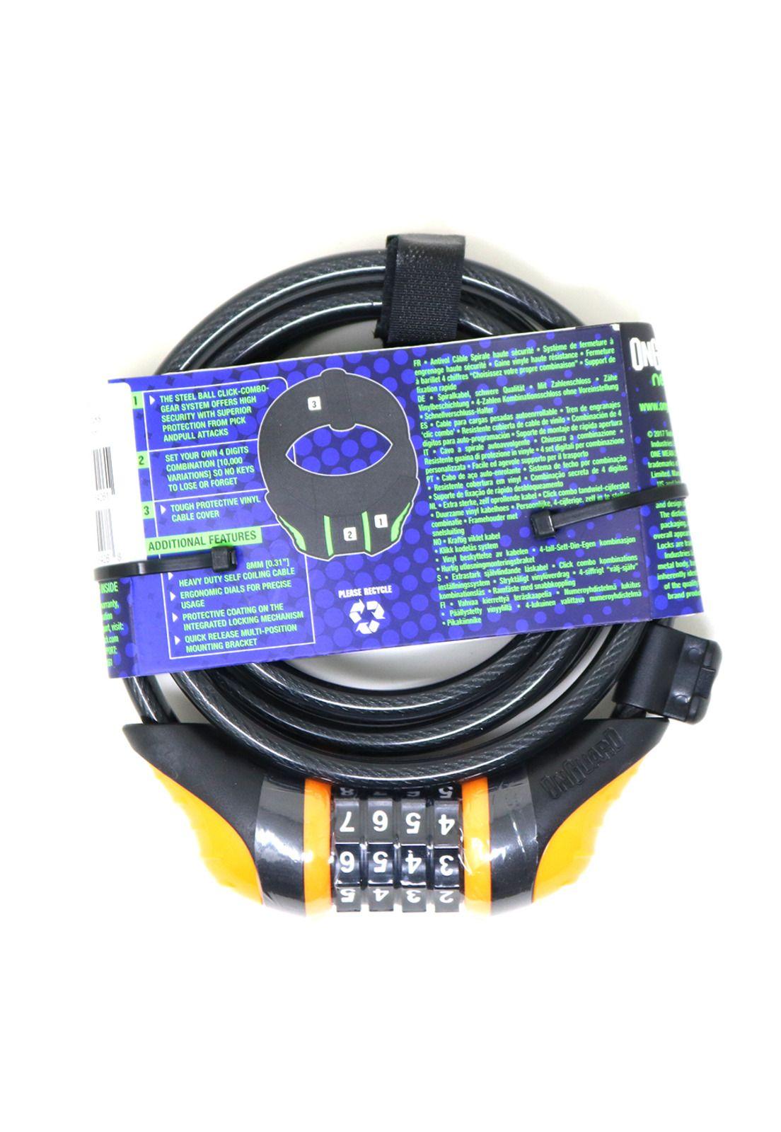 Candado On Guard Espiral Clave NS 180x8mNaran-1