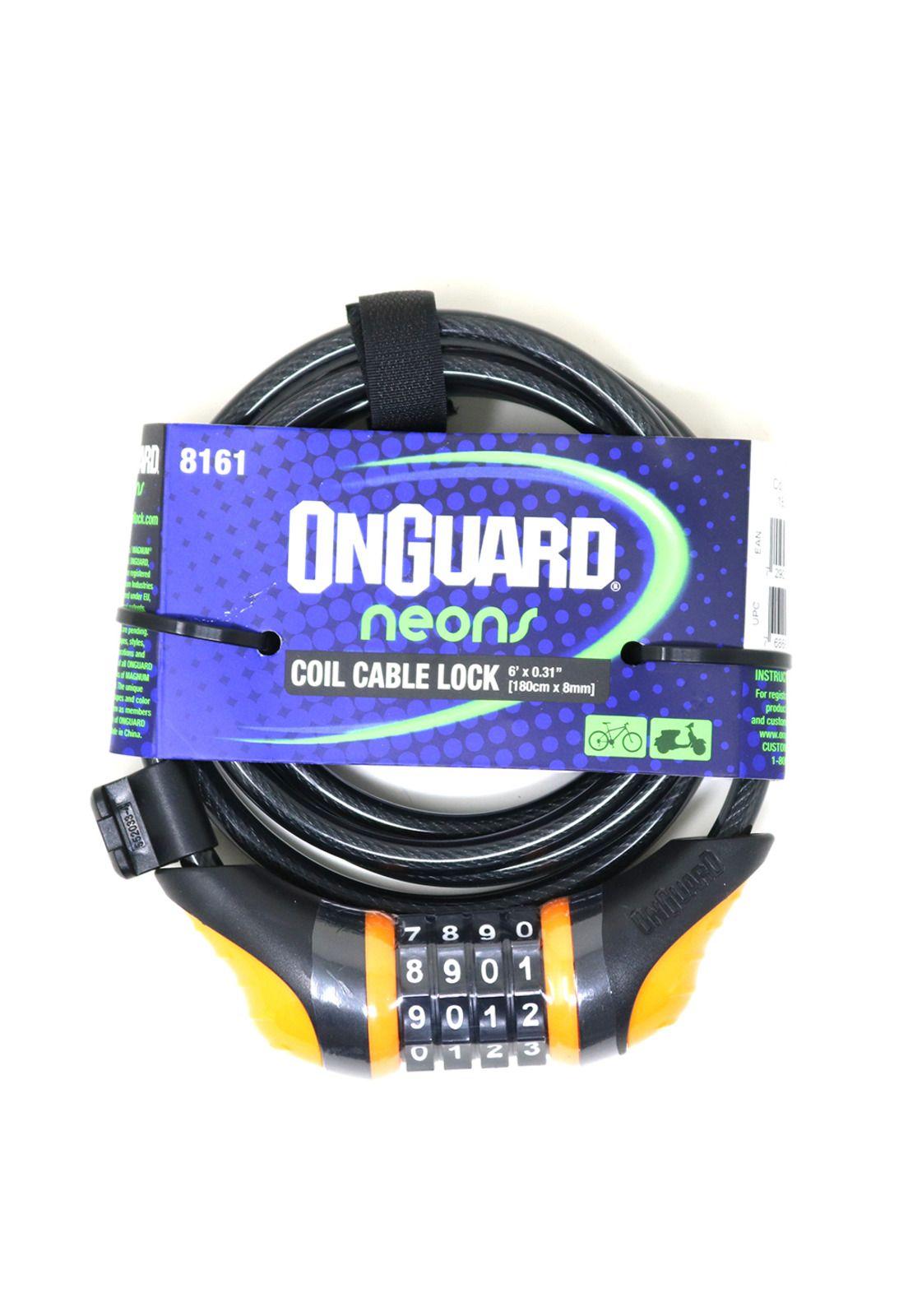 Candado On Guard Espiral Clave NS 180x8mNaran-2
