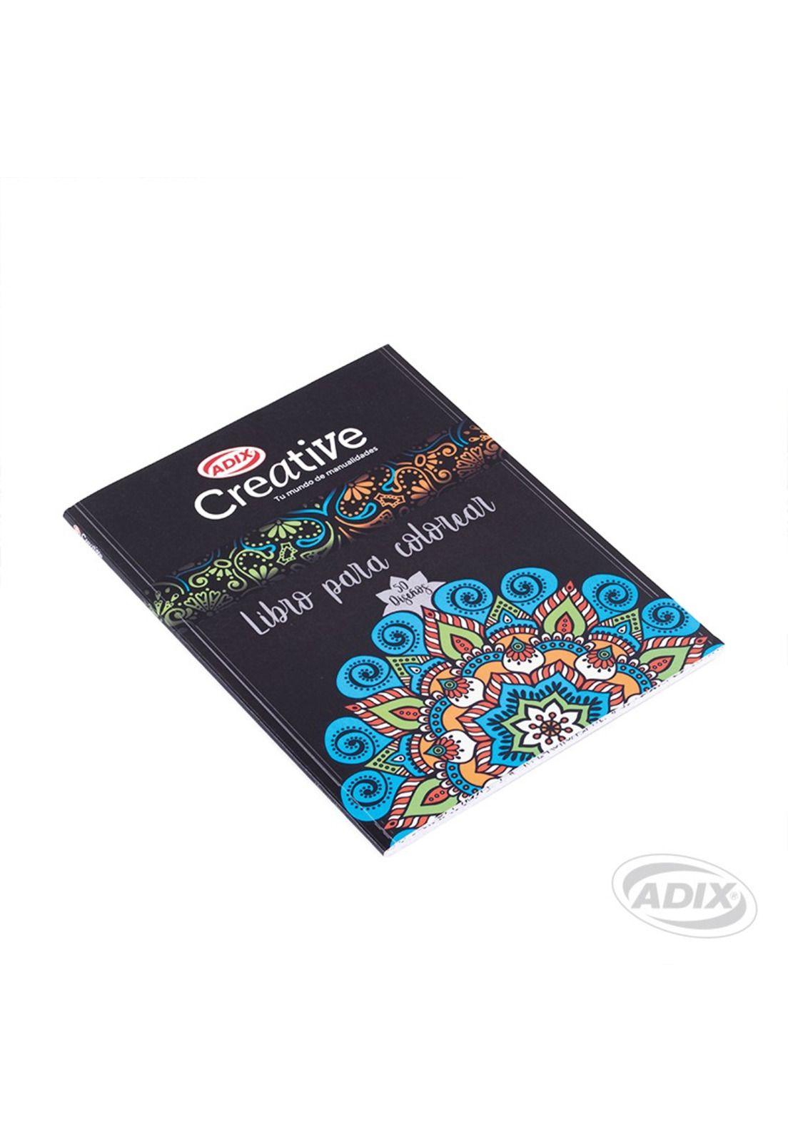 Libro de colorear mandalas y set de lápices Fineliner para adultos y niños-3