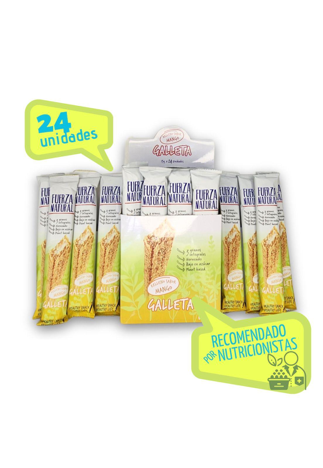 Pack 24 Galletas Snacks Saludables Mango Sin Sellos-0