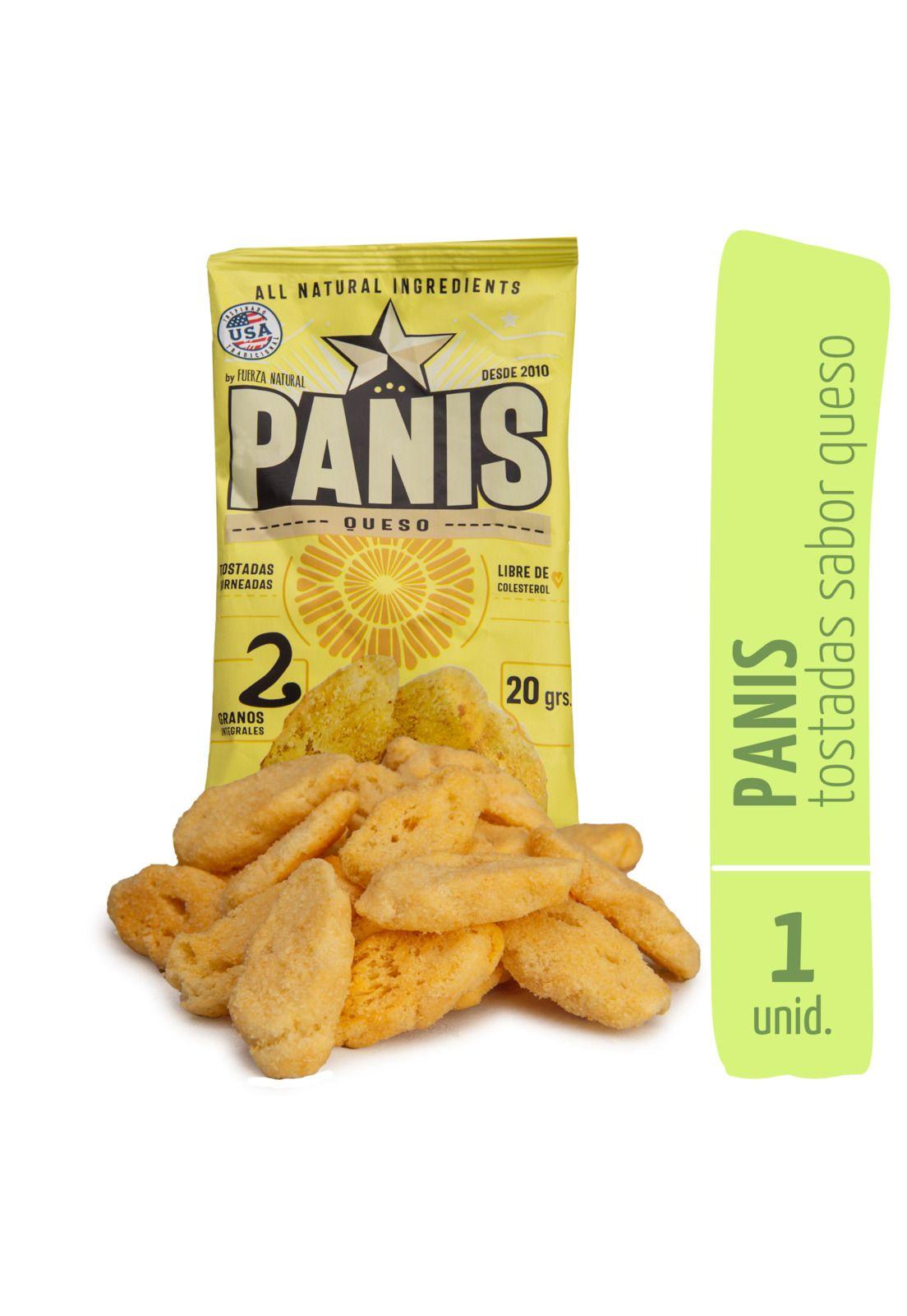 Panis 20g Sabor Queso Snack Saludable Fuerza Natural-0