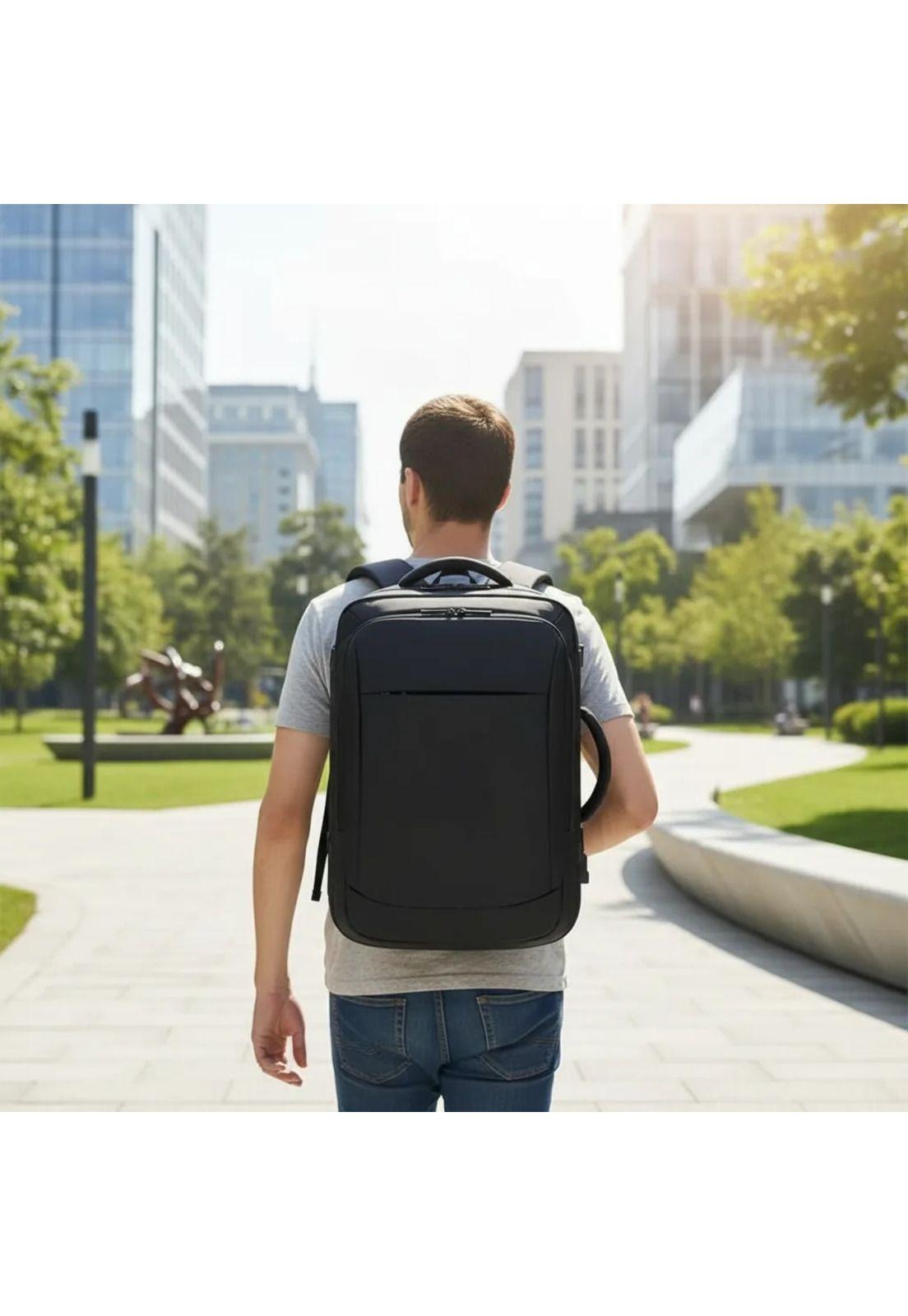 Mochila Maleta Antirrobo Impermeable Expansible 38l Usb-2