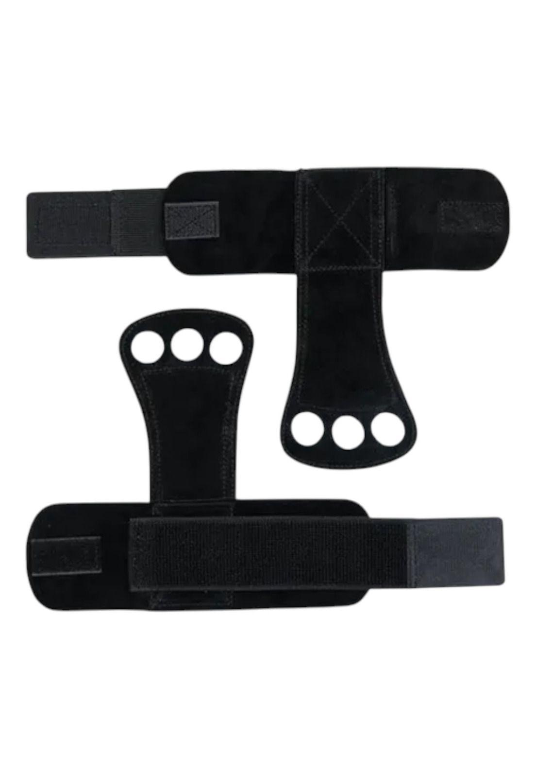 Calleras de Cuero de 3 Dedos para CrossFit Gym y Fitness-0