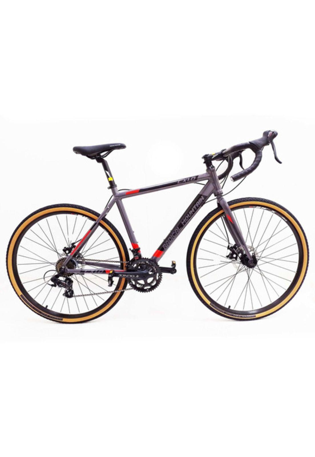Bicicleta Radical Mountain 700c Cx 1.0 Gris/neg/roj-0