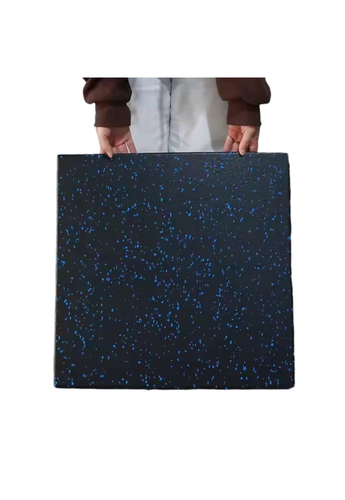 Pack x 4 Piso Caucho Gimnasio 50x50cm X Grosor 25mm-2