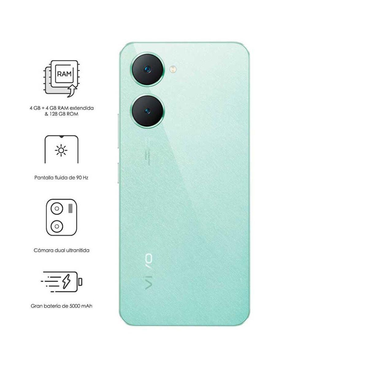 CELULAR VIVO Y03 128GB 4GB RAM LIBERADO ANDROID 14 DUAL SIM VERDE-5