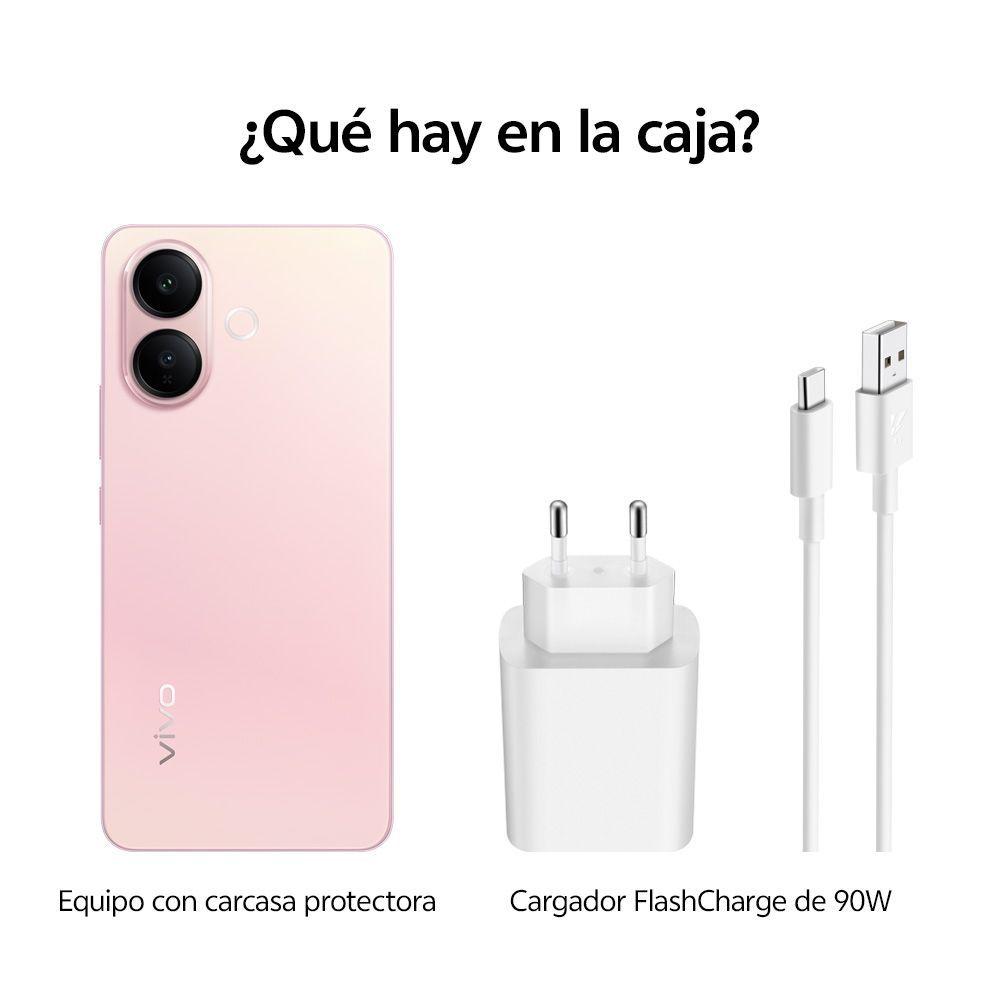 Celular Vivo V60 Lite 5G 256GB + 8GB Rosado-3