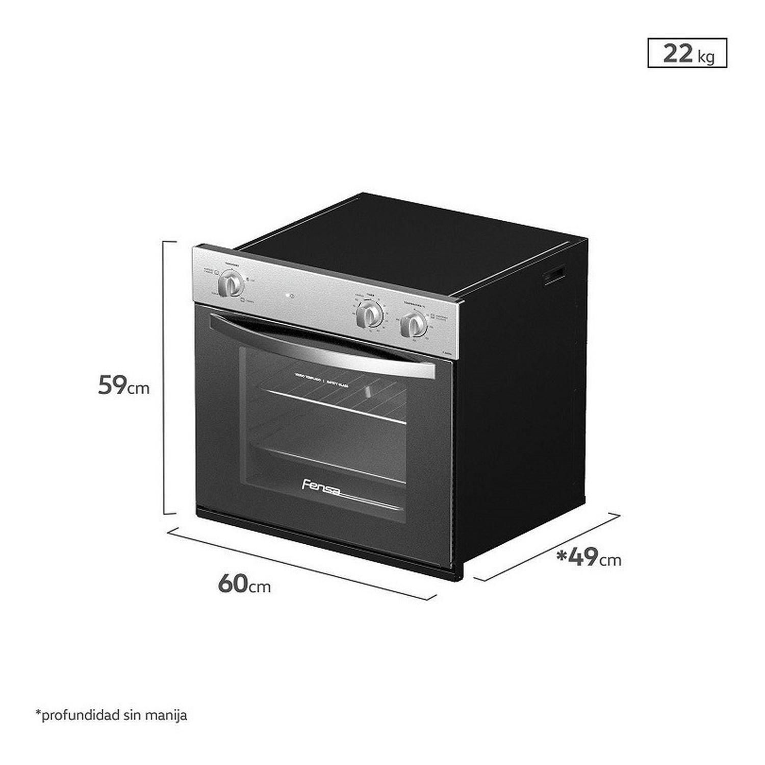 Horno Empotrable Fensa Fhe 1060 R 66 Ltrs-3
