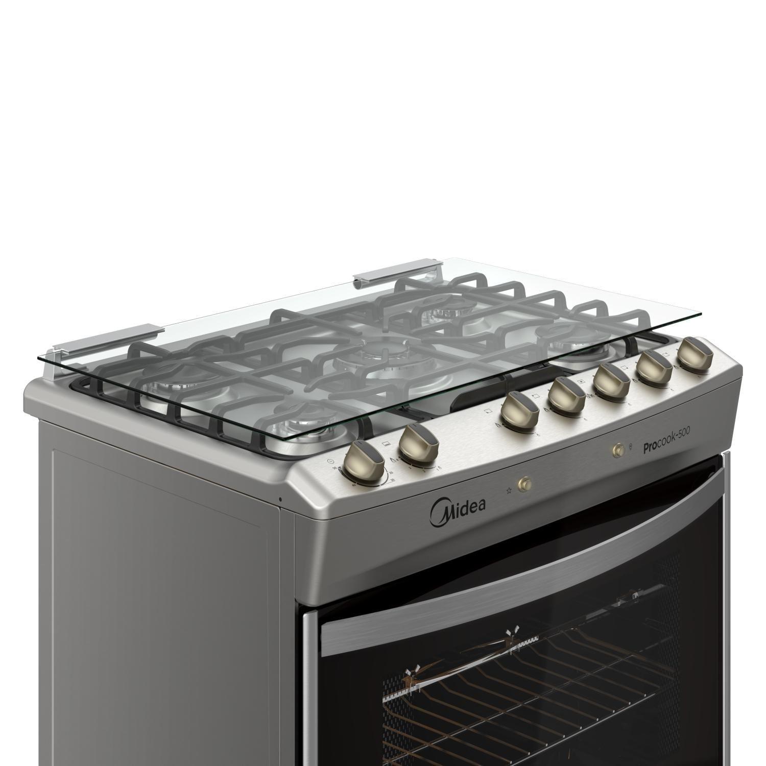 Cocina 5 Quemadores Midea Gas Licuado Mcg-5Qpi30Ns-7
