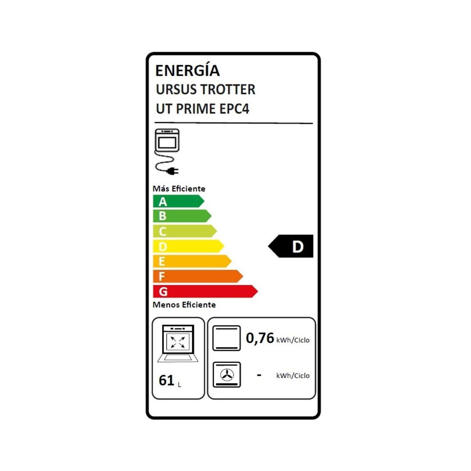 Horno Empotrable Eléctrico Ursus Trotter Prime Epc4 68 lt-3