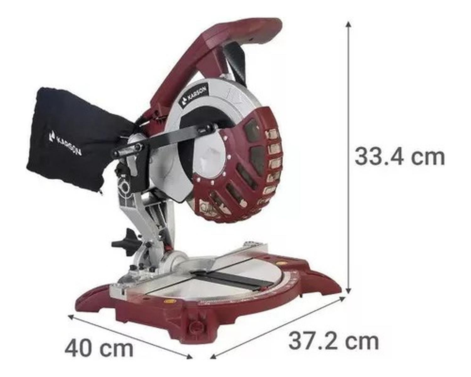 Sierra Ingleteadora Eléctrica 1300w Karson-6