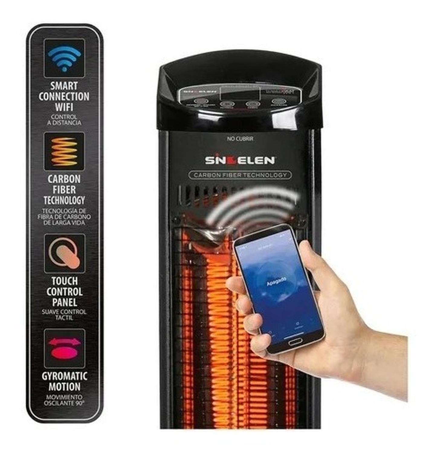 Estufa Calefactor Infrarrojo Sindelen Eec-6000 Wifi-3