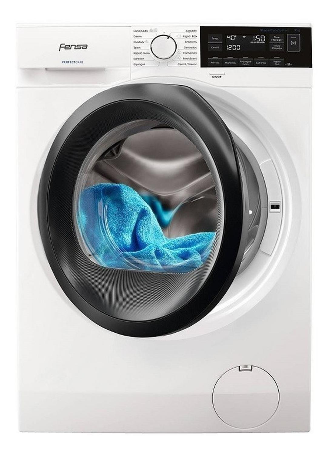Lavadora Fensa Europe 9w 9 Kilos Carga Frontal 14 Programas-2