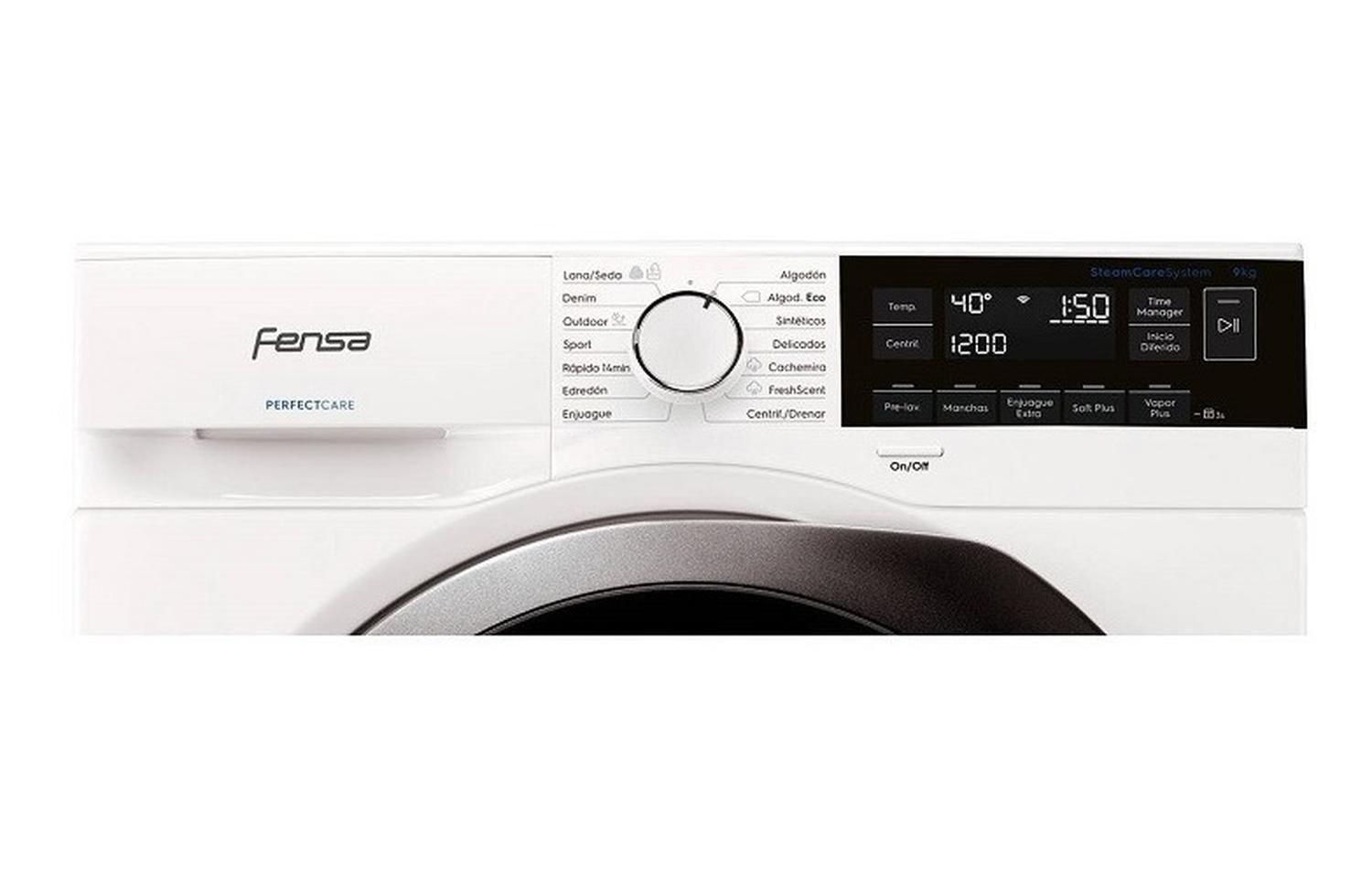 Lavadora Fensa Europe 9w 9 Kilos Carga Frontal 14 Programas-4