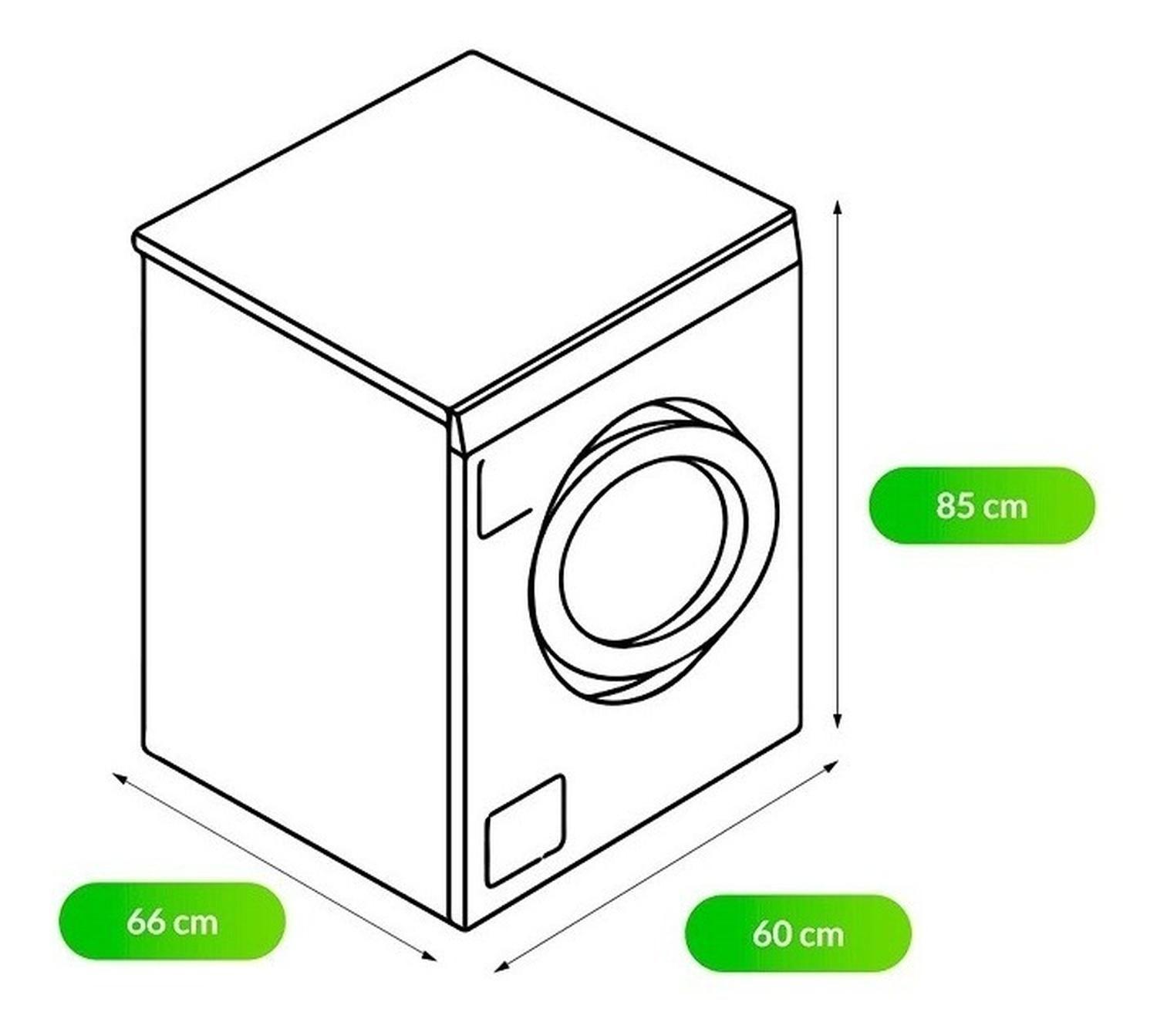 Lavadora Fensa Europe 9w 9 Kilos Carga Frontal 14 Programas-5