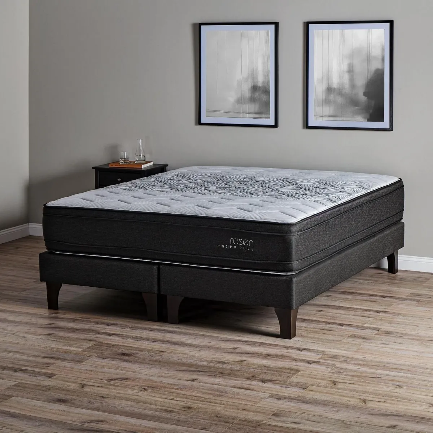 Cama Europea Rosen Tempo Plus 2 Plazas X 2.00Mt Base Dividida-5