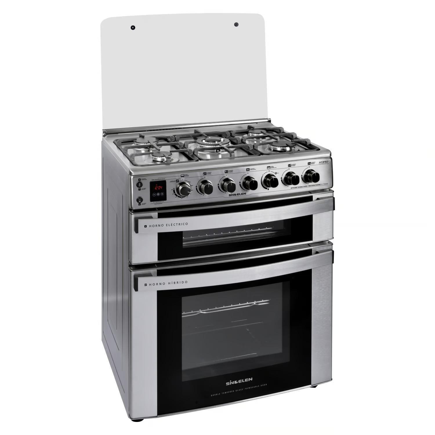 Cocina 5 Quemadores Doble Horno Gas Licuado Sindelen Ch-770Dhin-2