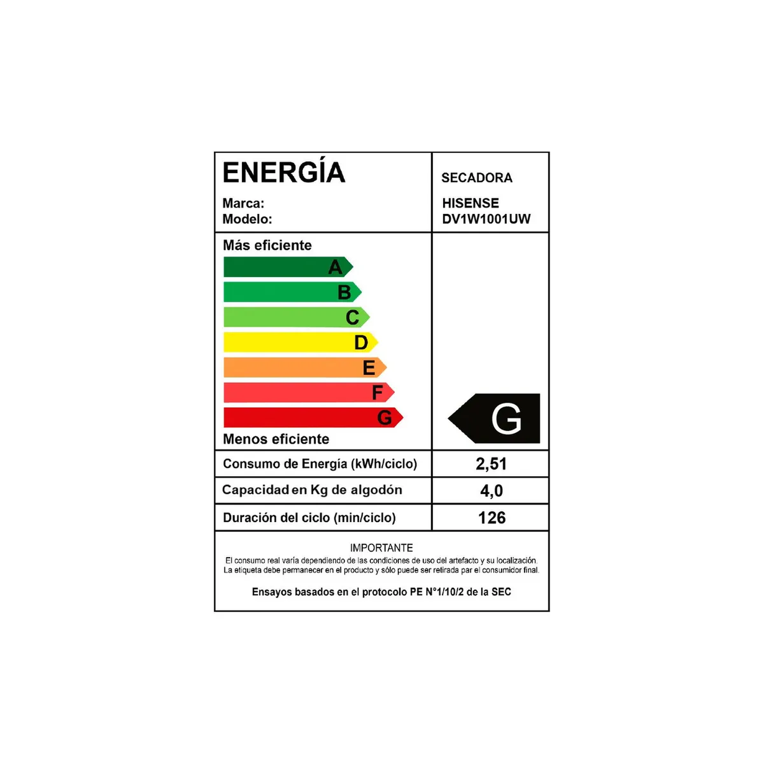 Secadora 10 Kg DV1W1001UW Hisense-6