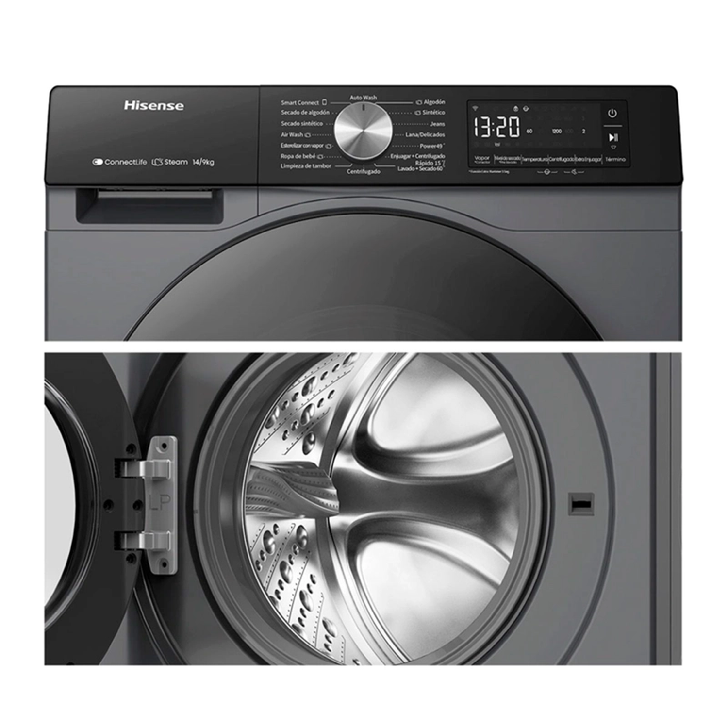 Lavadora Secadora Hisense 14/10 Kg WD3S1443BT-3