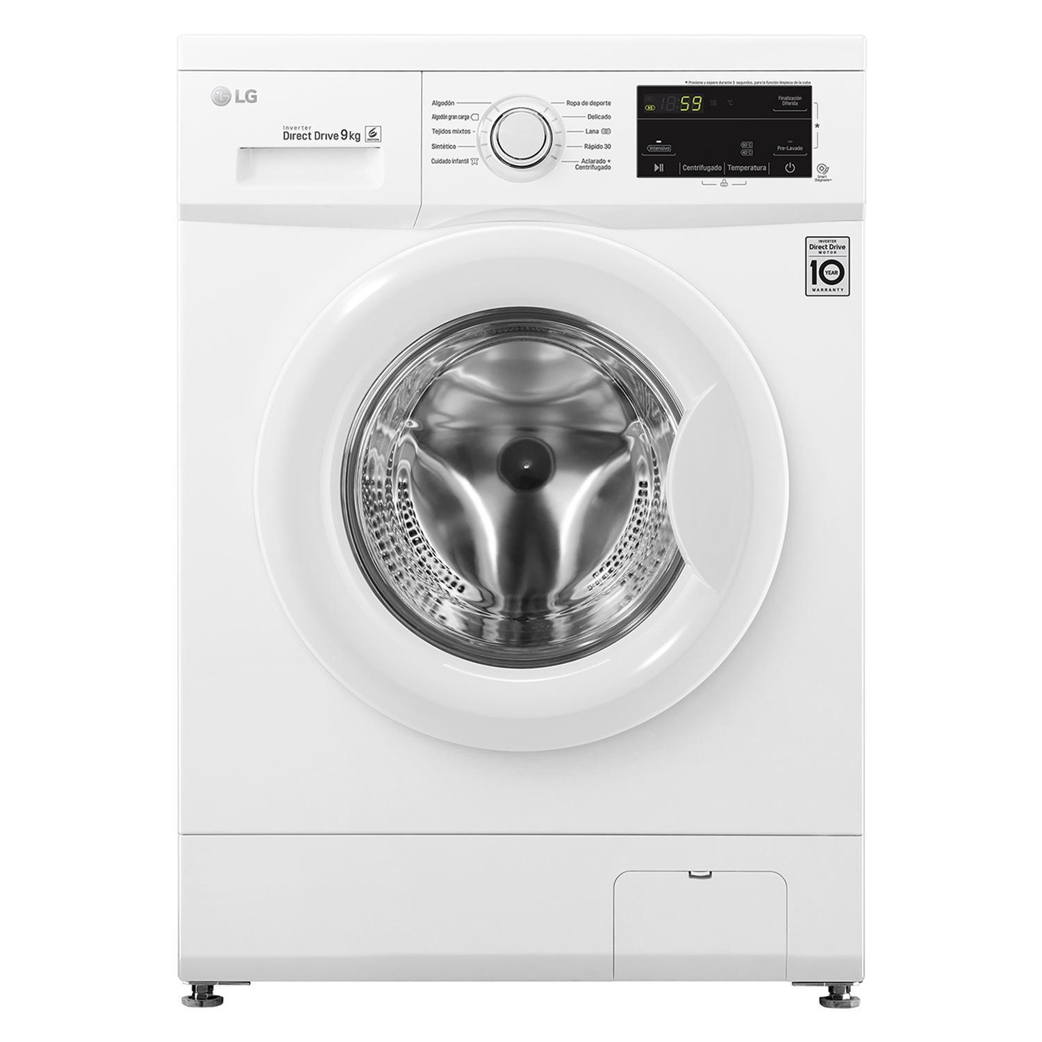 Lavadora Automática LG Frontal 9 Kg Wm9We6.Abwpe-0