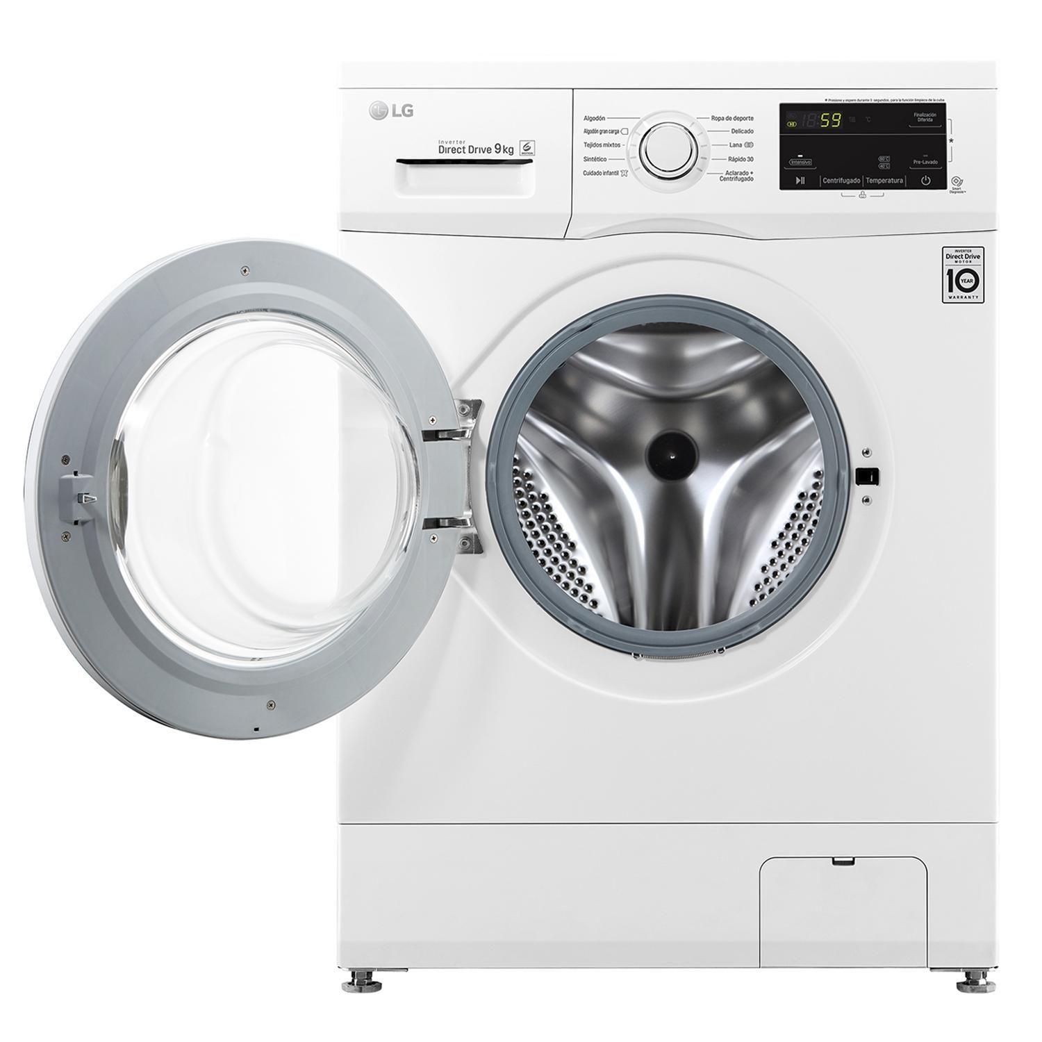 Lavadora Automática LG Frontal 9 Kg Wm9We6.Abwpe-2