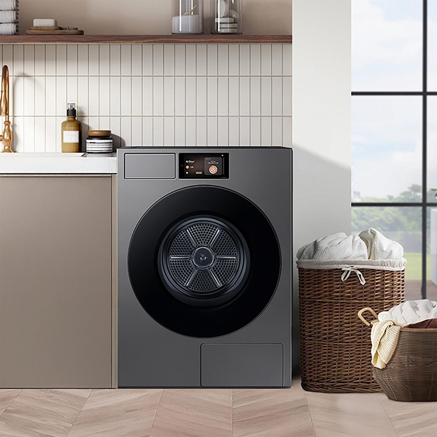 Secadora Samsung DV90F17CDSZS Carga Frontal 17 kg Gris-3