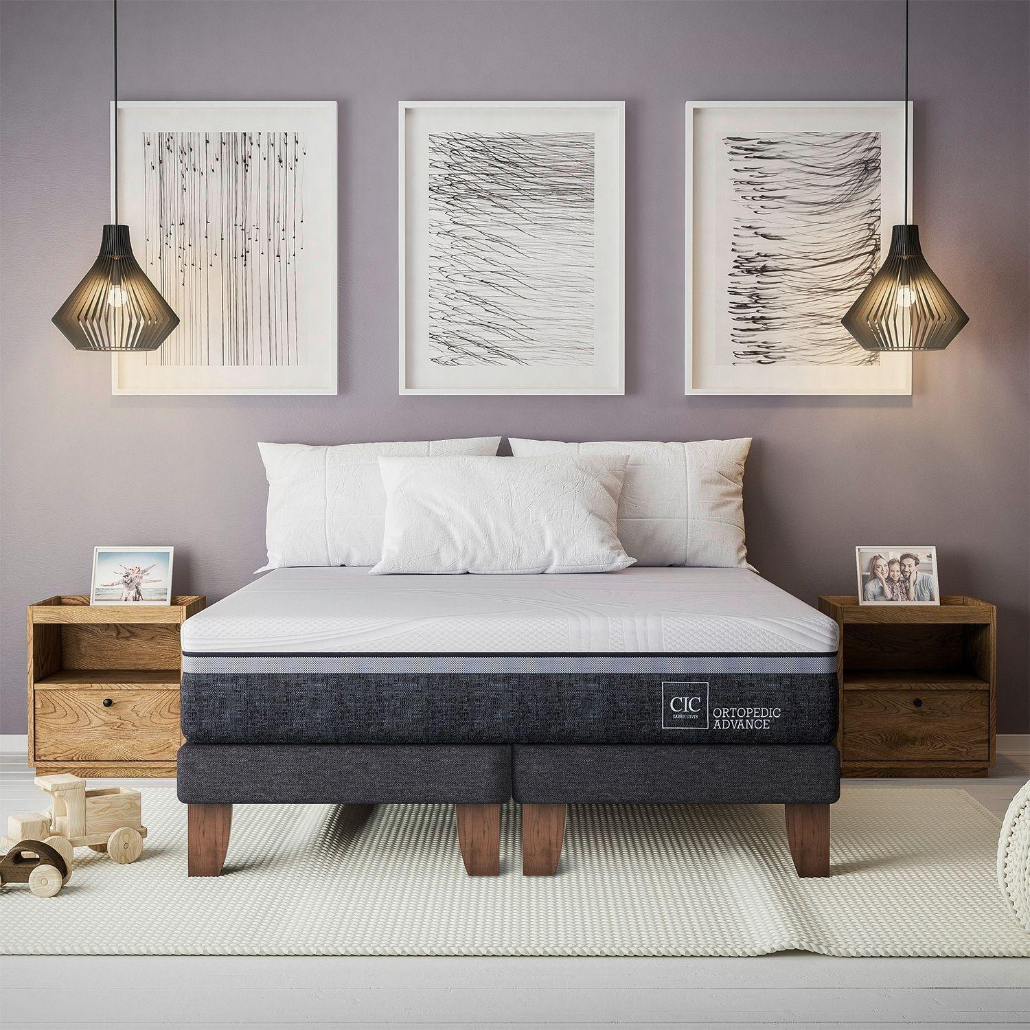 Cama Europea CIC Ortopedic Advance Super King X 2.00Mt Base Dividida-4